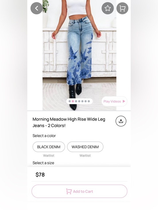easel Denim - Easel jeans with bird design